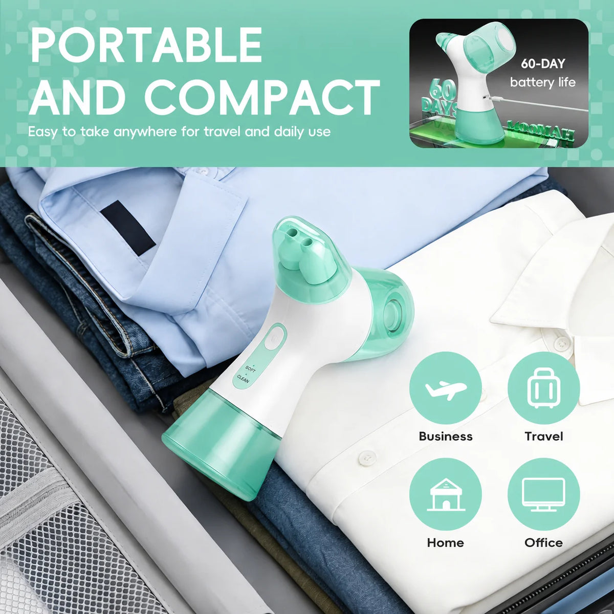 Sinus Relief Electric Nasal Irrigator With Separate Tanks