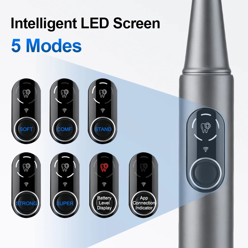 Bathroom Ultrasonic Dental Scaler with HD Camera for Plaque Removal - 10