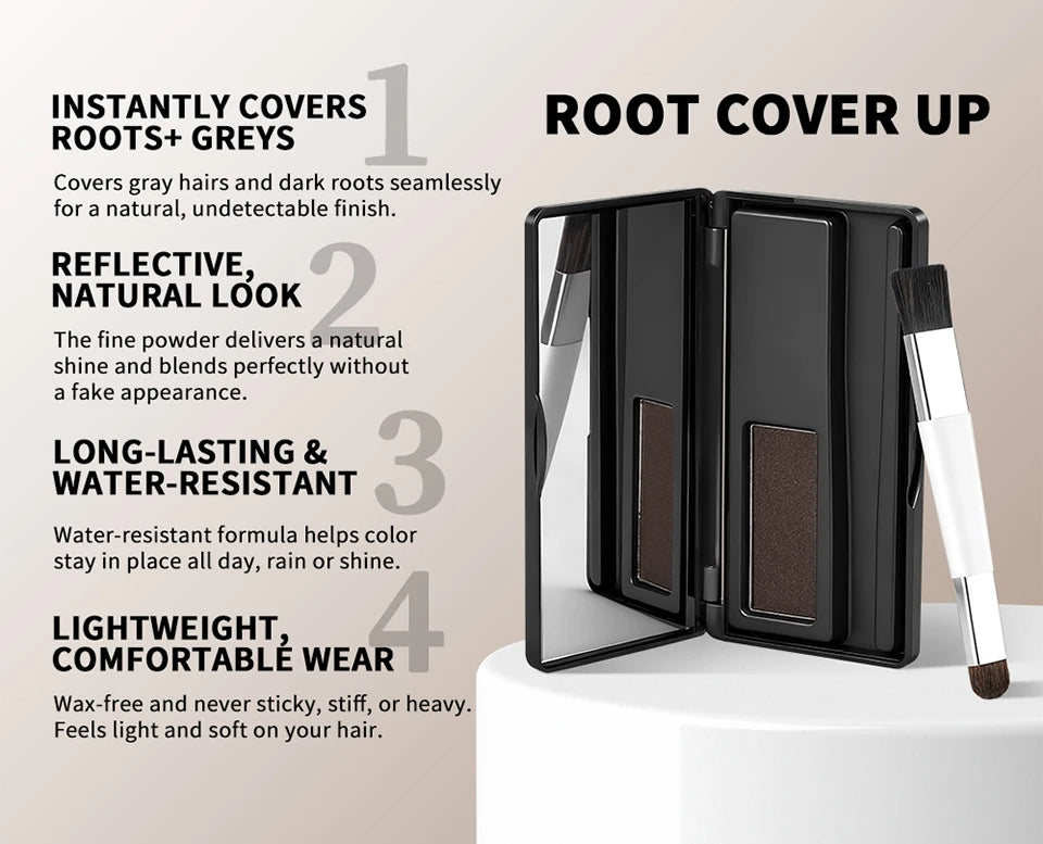 Daily hair styling root cover up powder for seamless gray hair coverage - 10