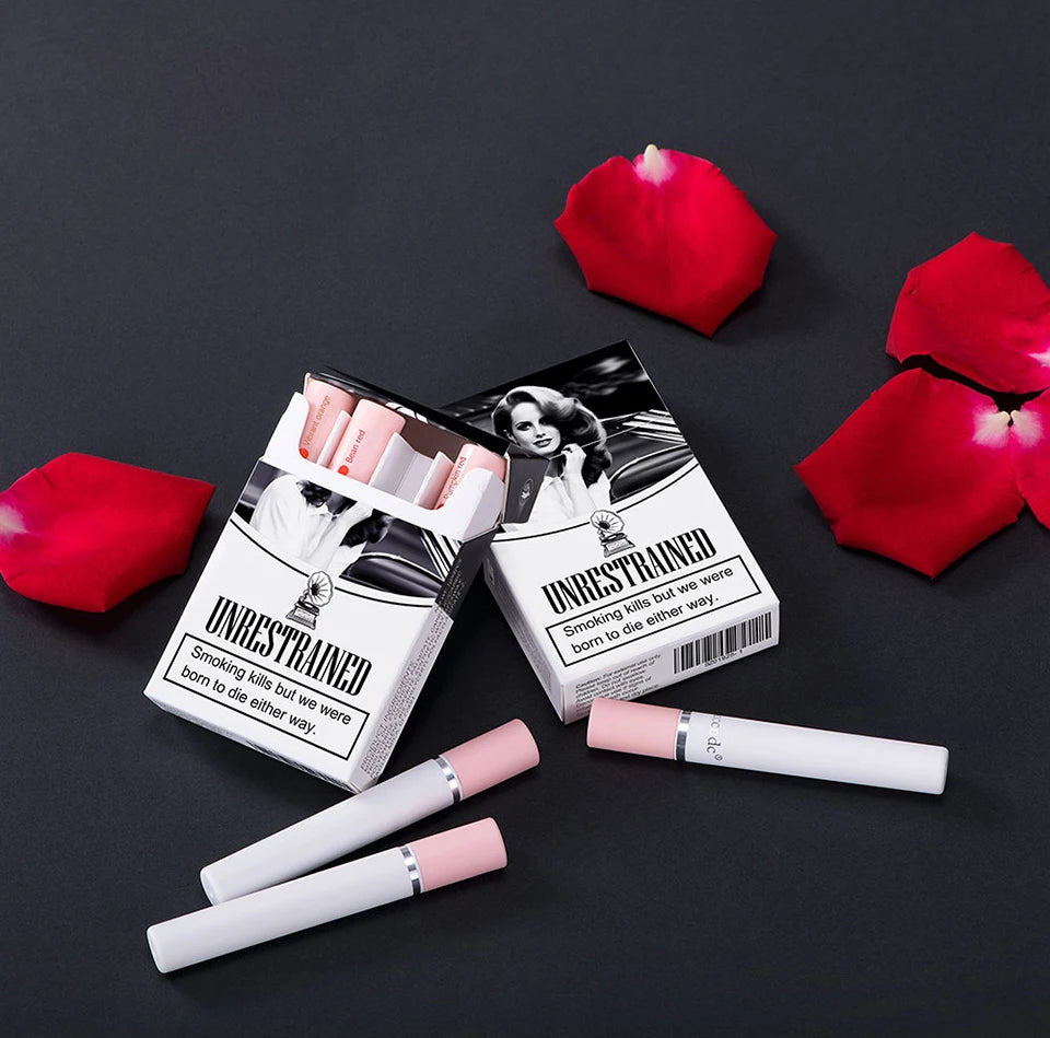Daily makeup matte lipstick set for long lasting velvet lip tint color