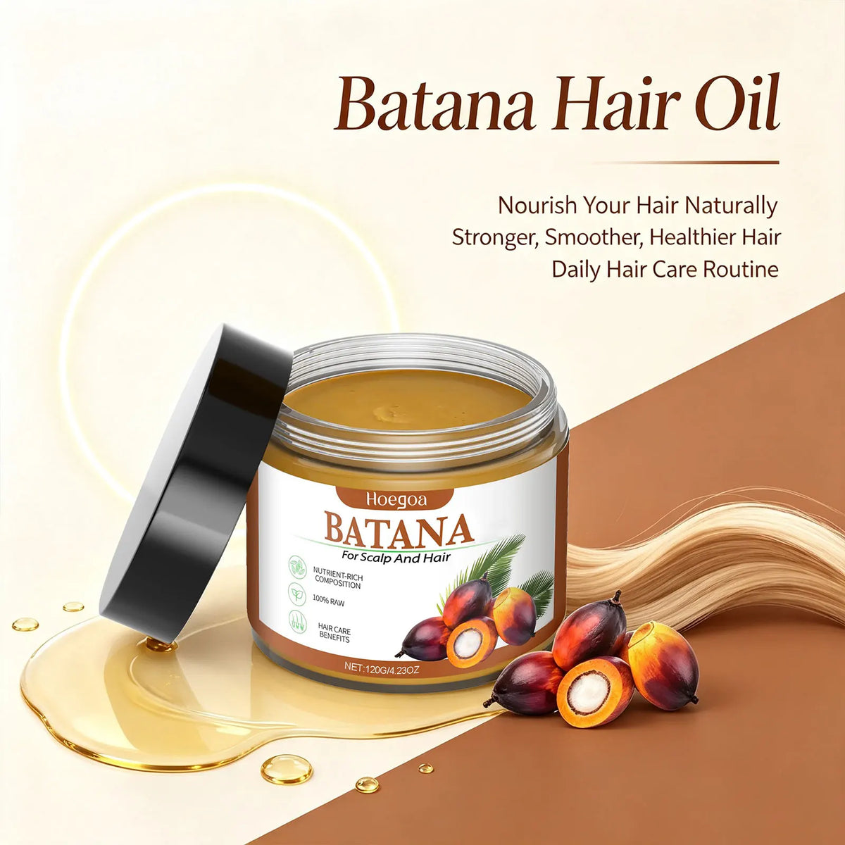 Bathroom Hair Care Batana Hair Mask Repair Split Ends And Dry Hair Roots