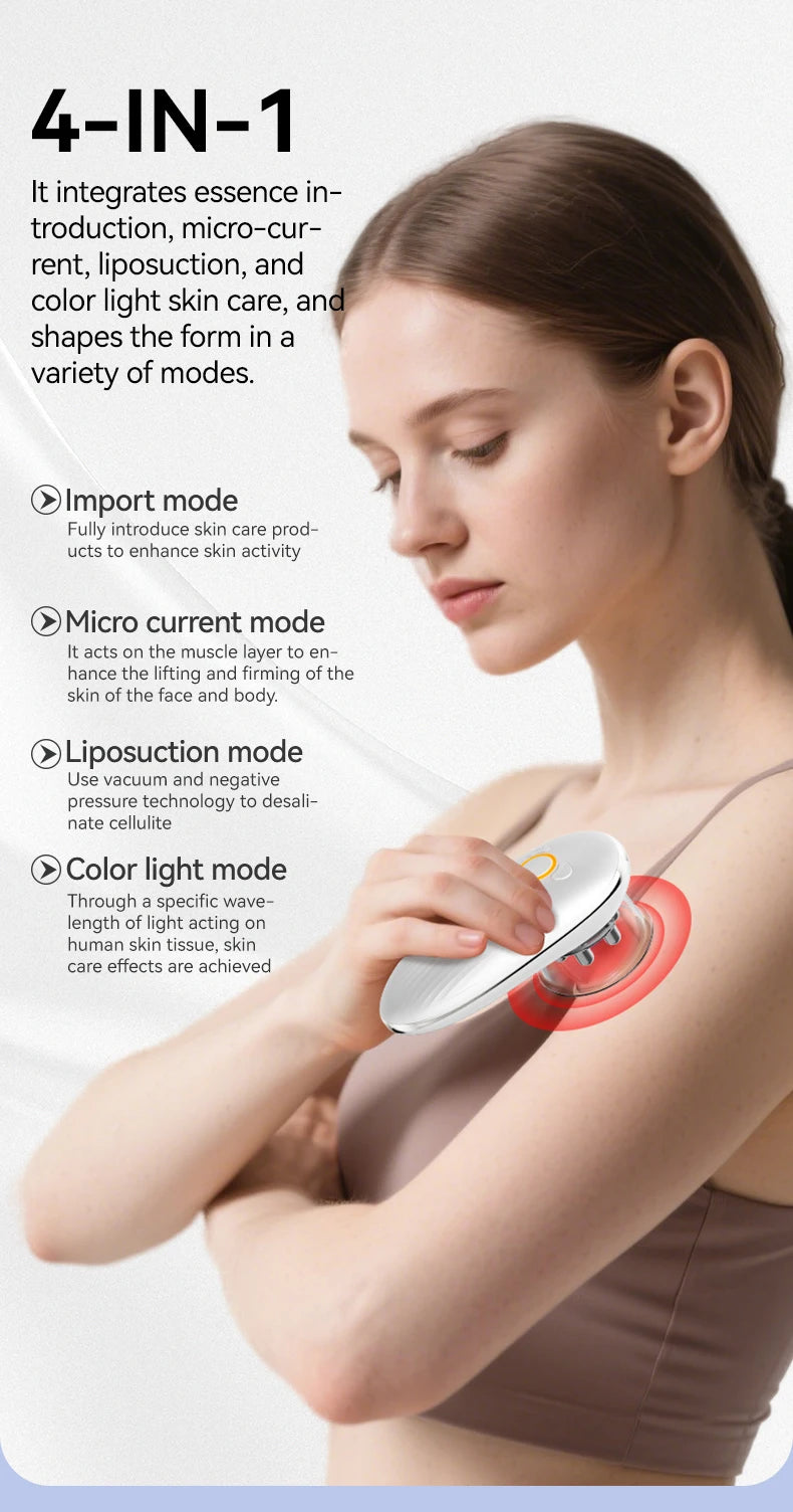 At home body sculpting massager for cellulite reduction and skin tightening - 10