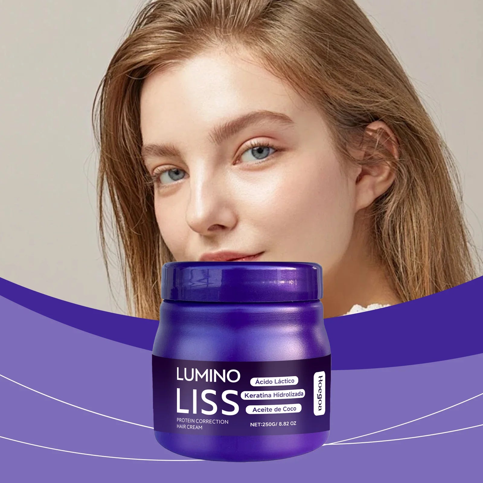 Daily Hair Care Protein Correction Hair Straightening Cream Smoothing - 3