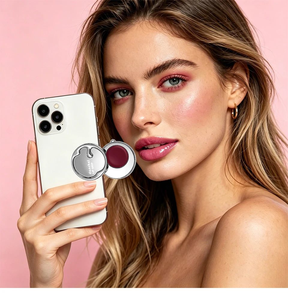 Daily Makeup Lip Grip Cream with Nourishing Formula and Magnetic Case