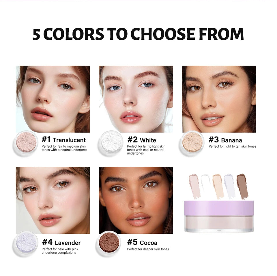 Daily Makeup Loose Baking Powder Matte Oil Control - 9