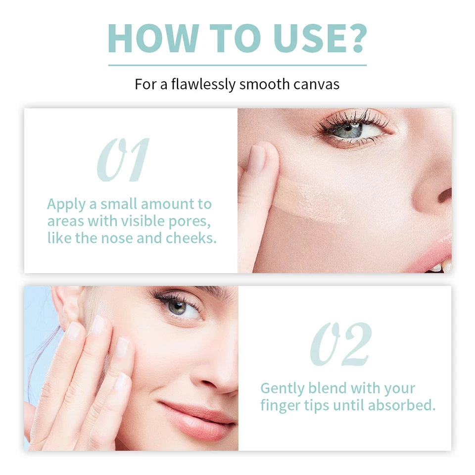 Daily Makeup Pore No More Primer Matte Finish Long Lasting Oil Control