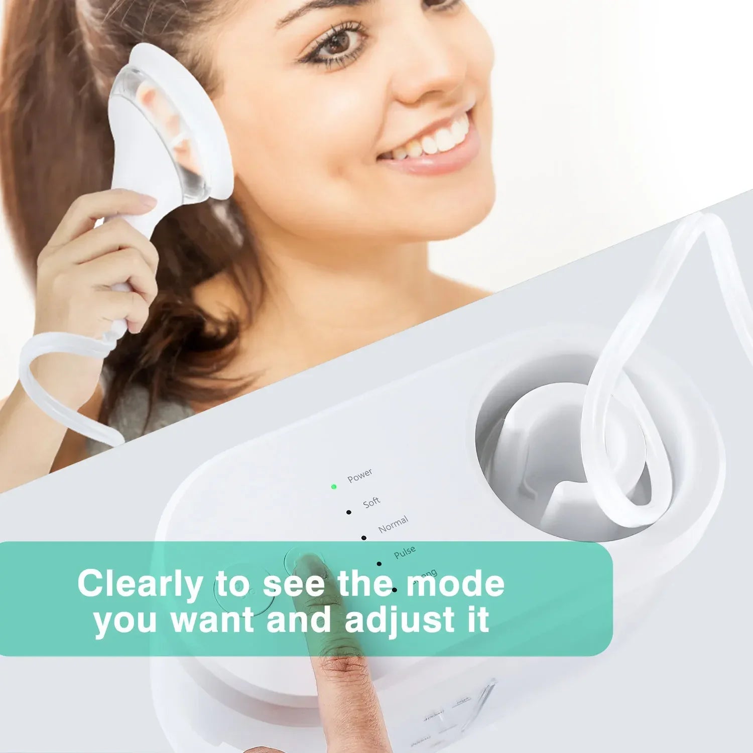 Home Electric Ear Wax Cleaner and Washer Kit for Soft Daily Care - 5