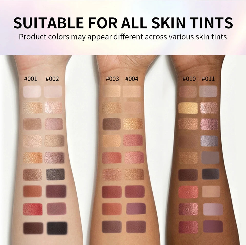 Daily Makeup Eyeshadow Palette with Long Lasting Coordinated Shades