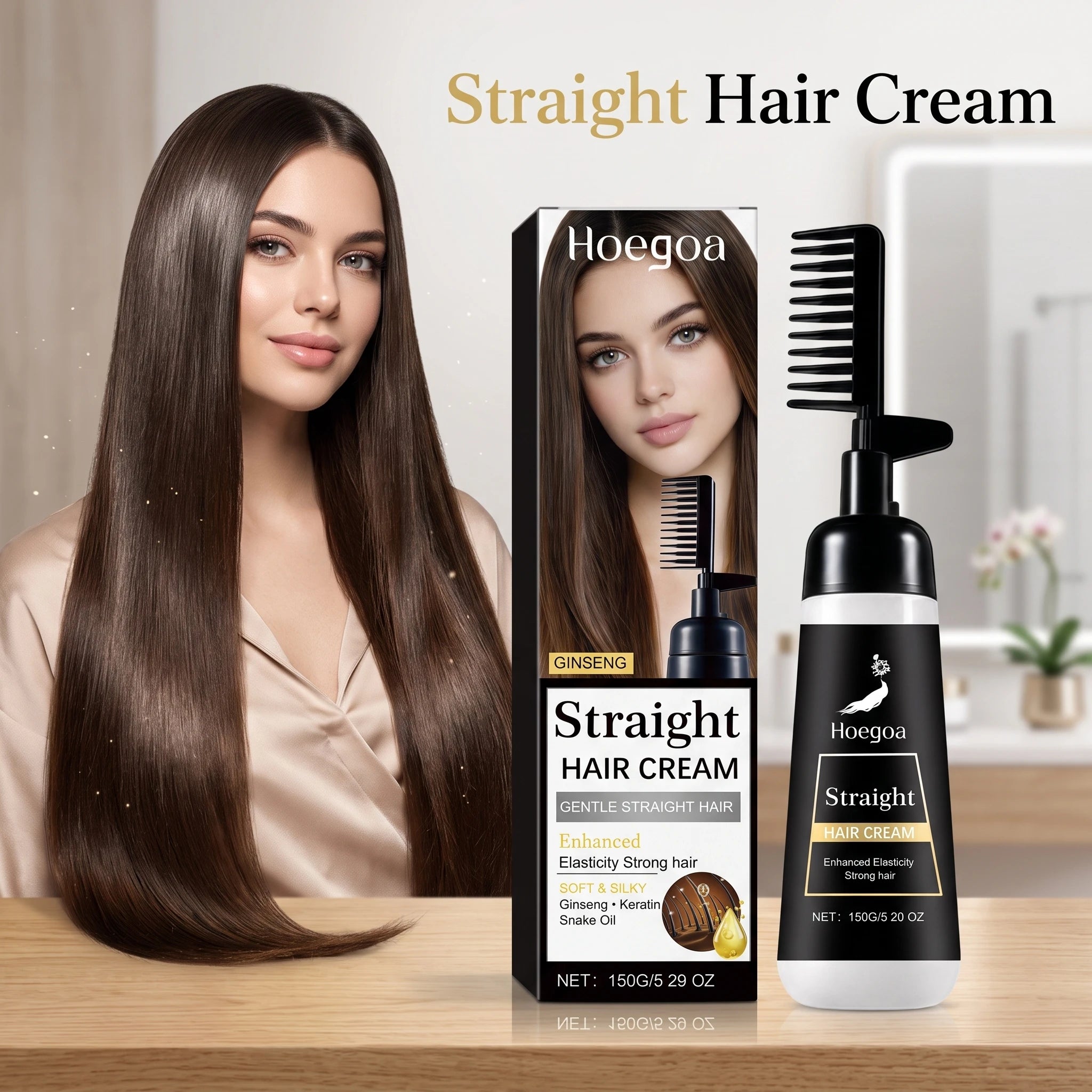 At Home Hair Straightening Cream For Frizzy Hair - 6