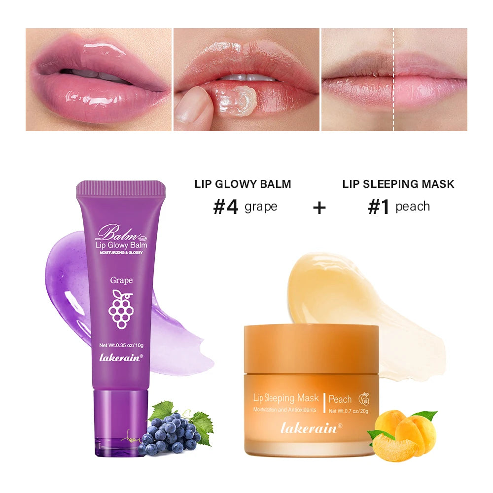 Daily Care Lip Balm and Mask Set for Smooth and Hydrated Lips