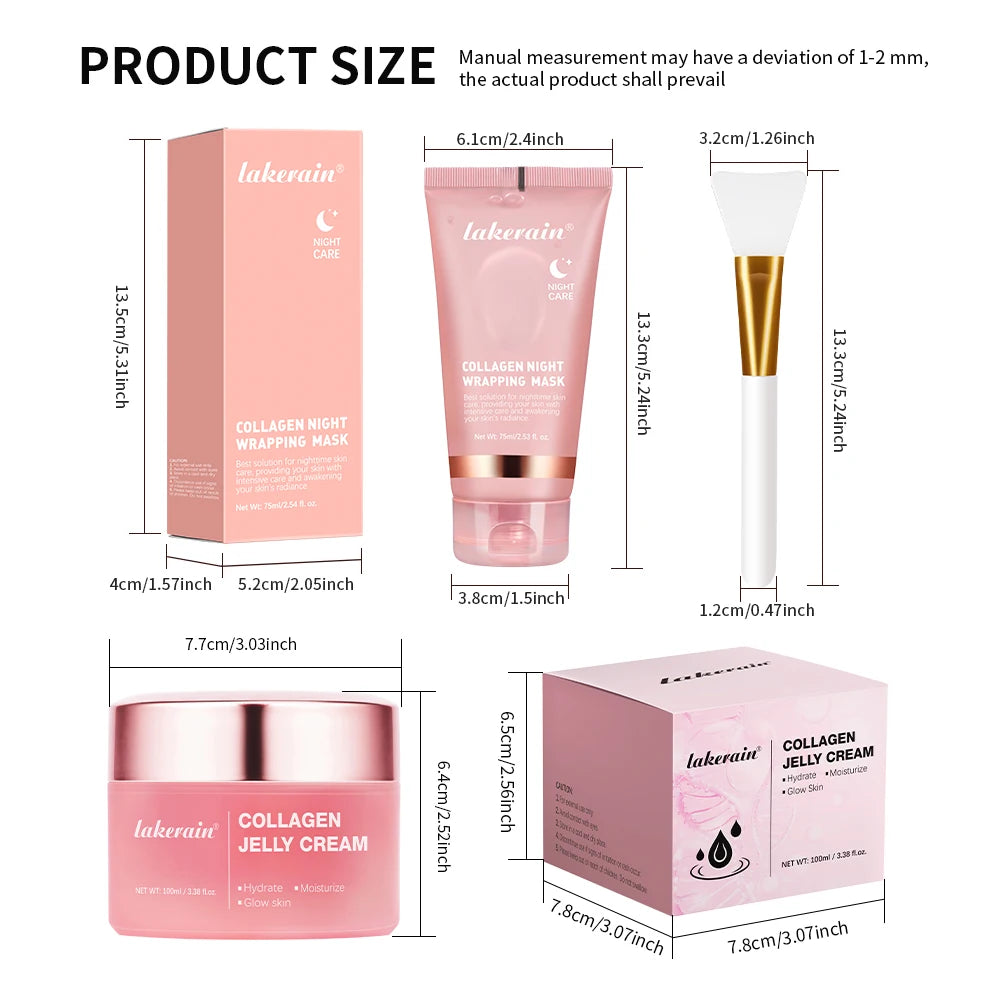 Overnight Skincare Collagen Night Wrapping Peel Off Face Mask - 11