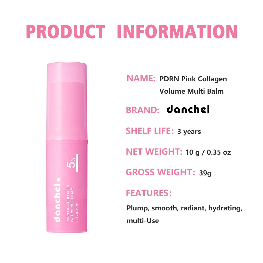 Daily Skincare Salmon Pdrn Pink Peptide Serum And Volume Multi Balm Set