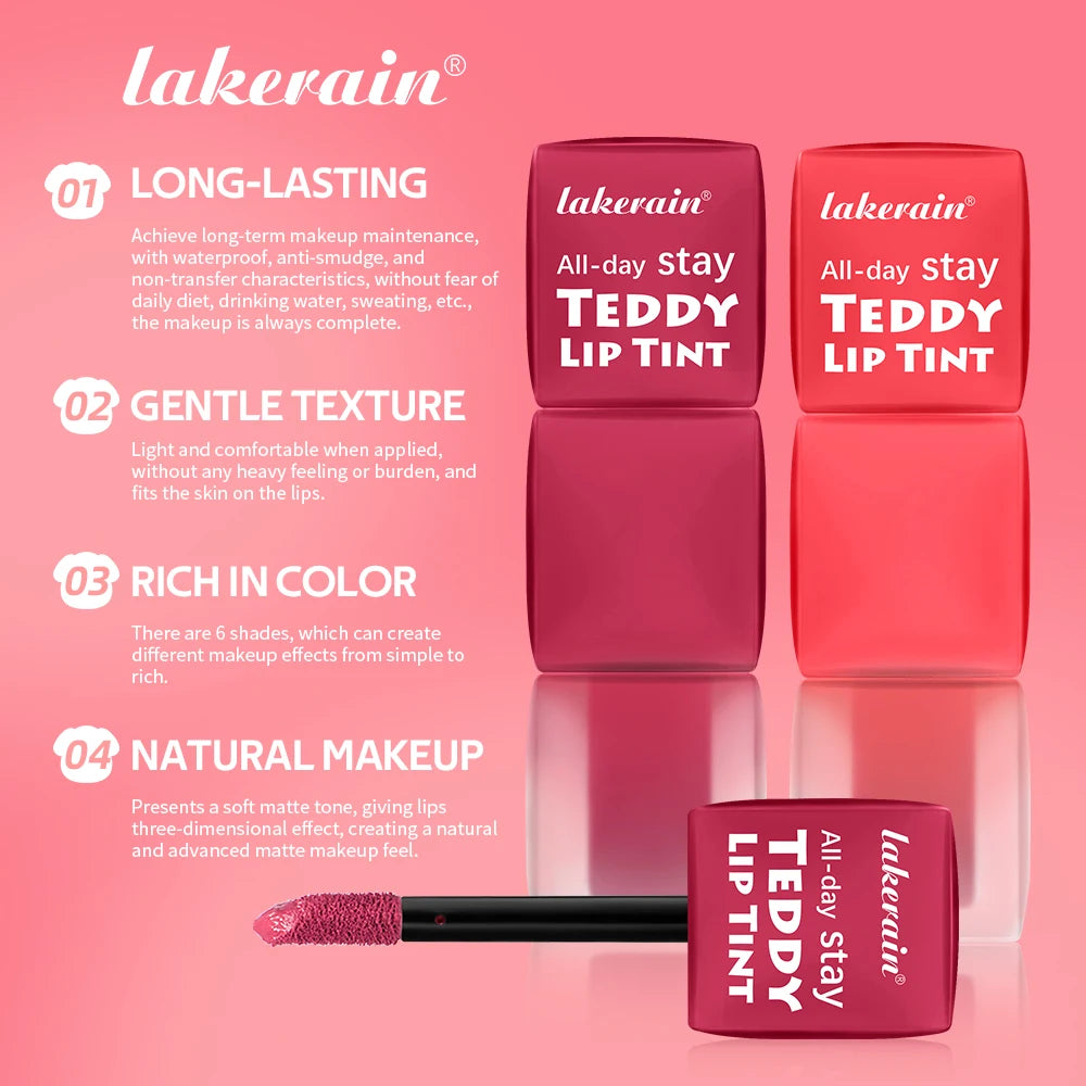 Daily Makeup Teddy Lip Tint With Long Lasting Waterproof Matte Finish - 5