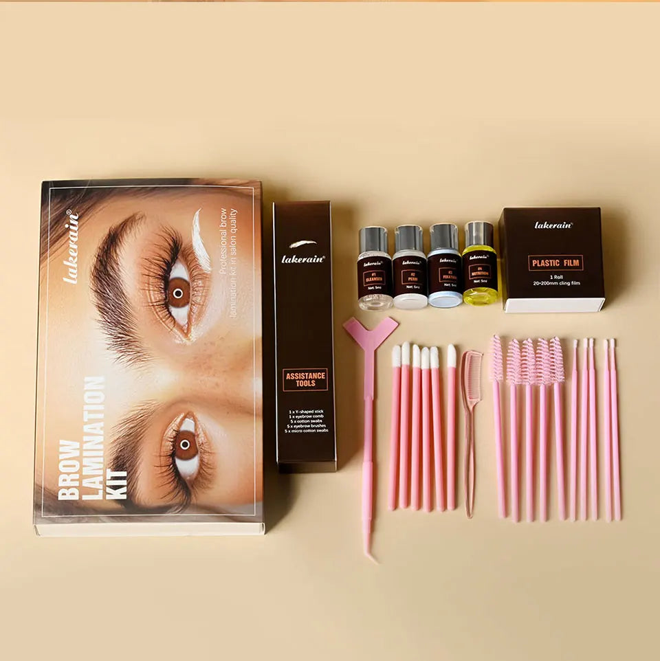 At Home Brow Lamination Kit Semi-Permanent Eyebrow Fixation Set