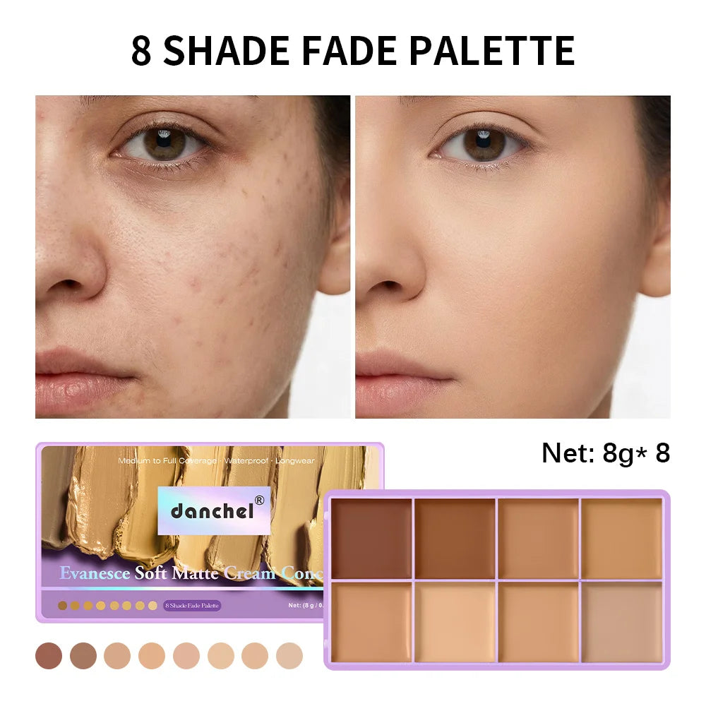 Daily Makeup Routine Cream Concealer Palette for Flawless Coverage - 2