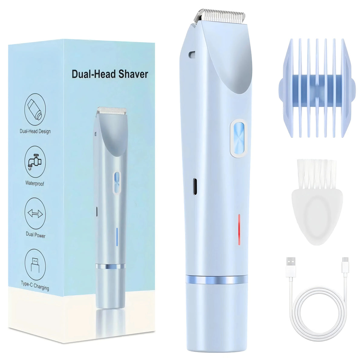Smooth skin anywhere electric razor for painless hair removal