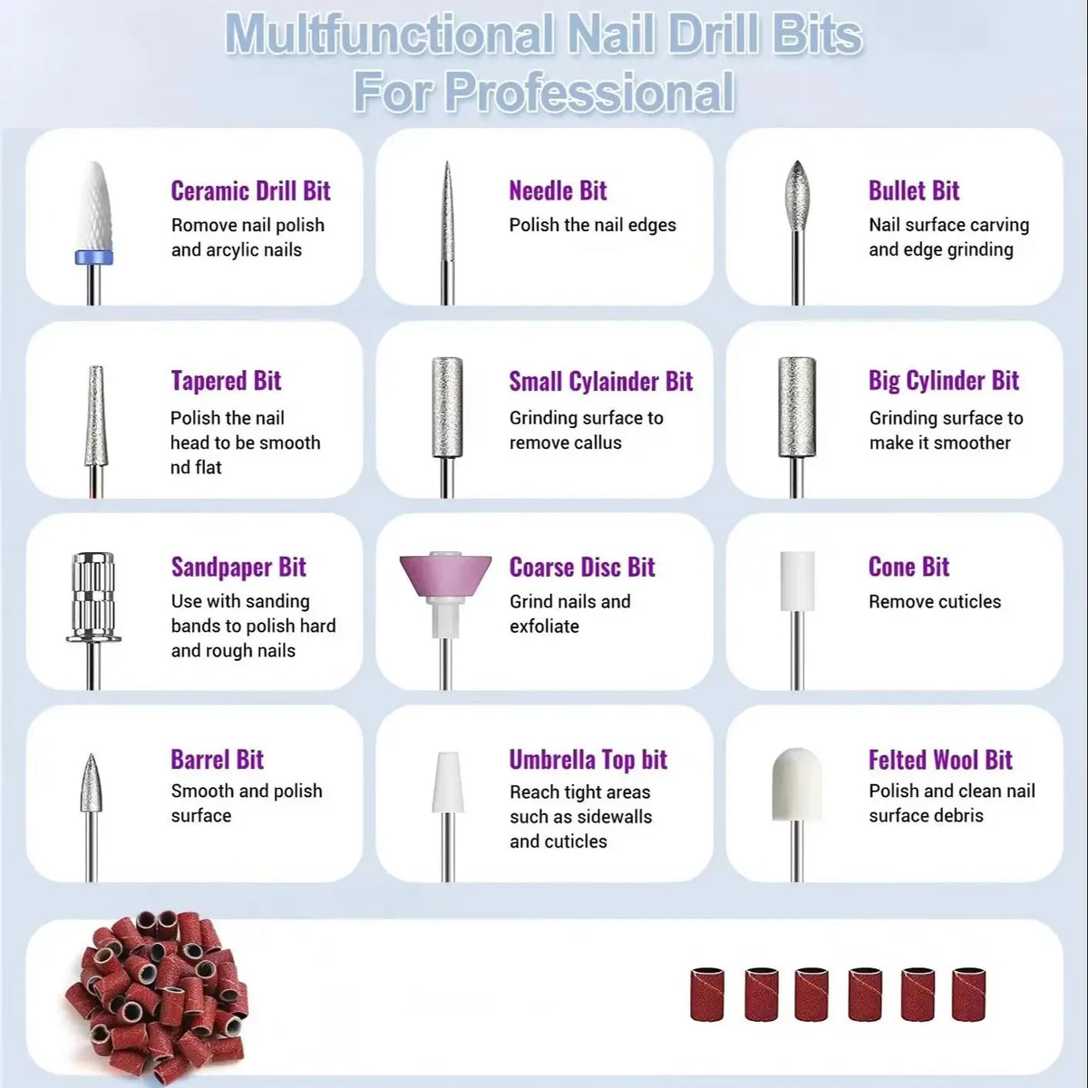 Home Manicure Electric Nail File for Easy Shaping and Polishing