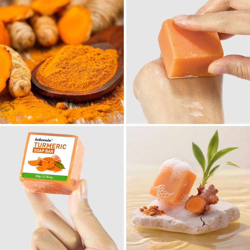 Daily Skincare Turmeric Soap Bar for Deep Cleaning Face and Body