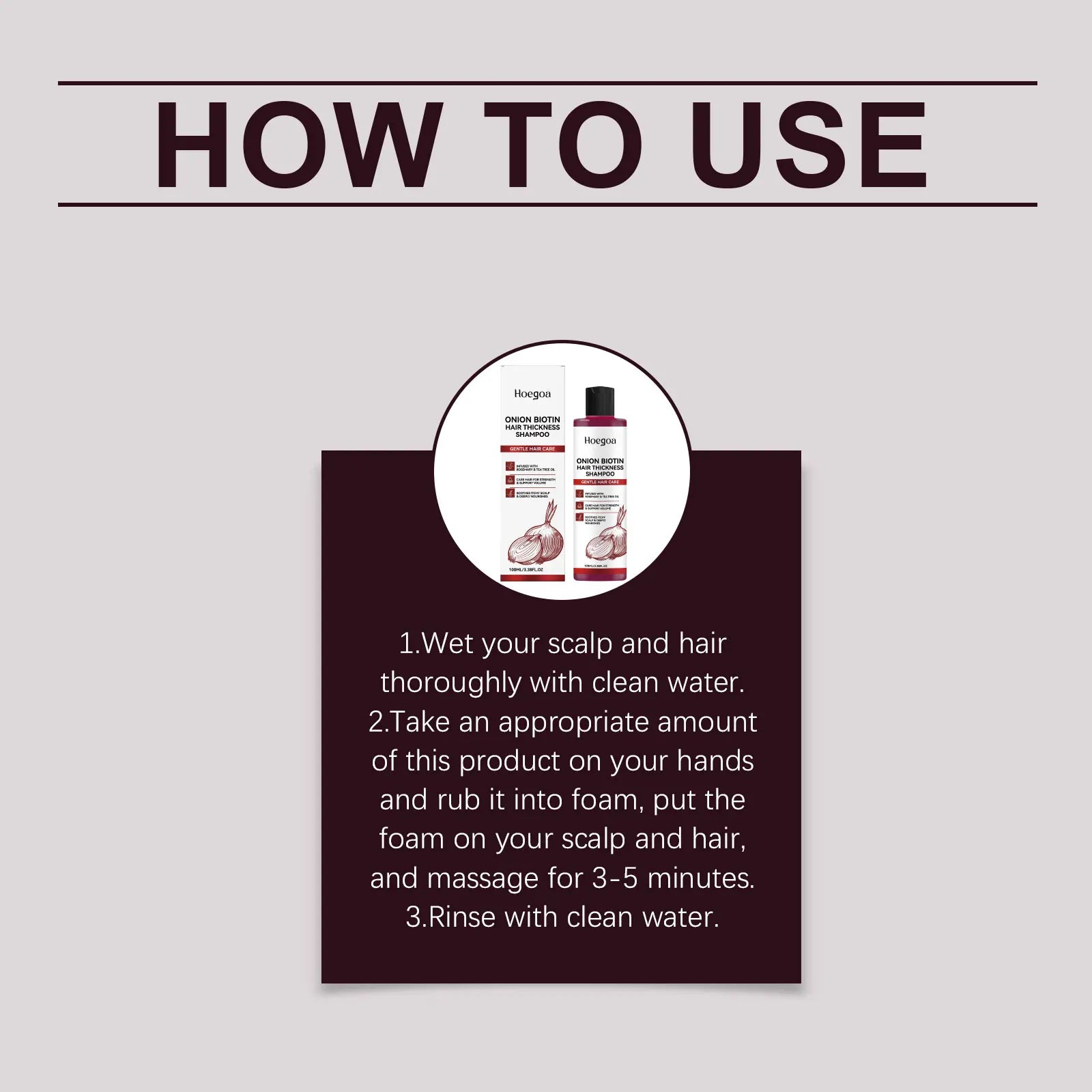 Daily Shower Onion Biotin Shampoo for Voluminous and Smooth Hair Care - 16