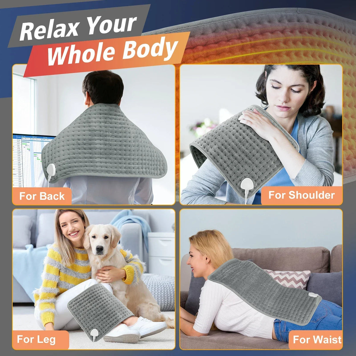 Winter Bed Electric Heating Blanket for Soothing Warmth