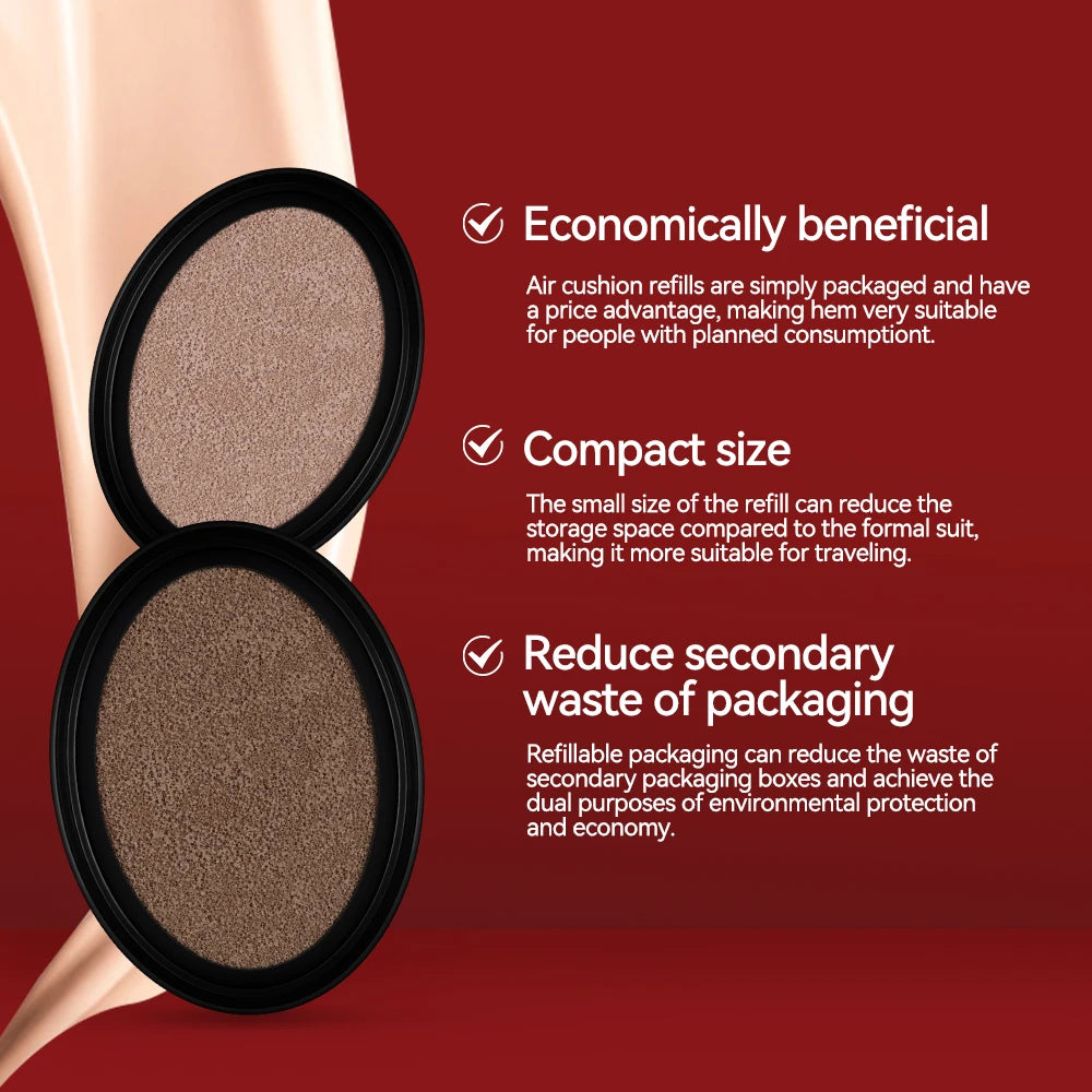 Daily Makeup Cushion Foundation Refill Long Lasting Coverage - 3