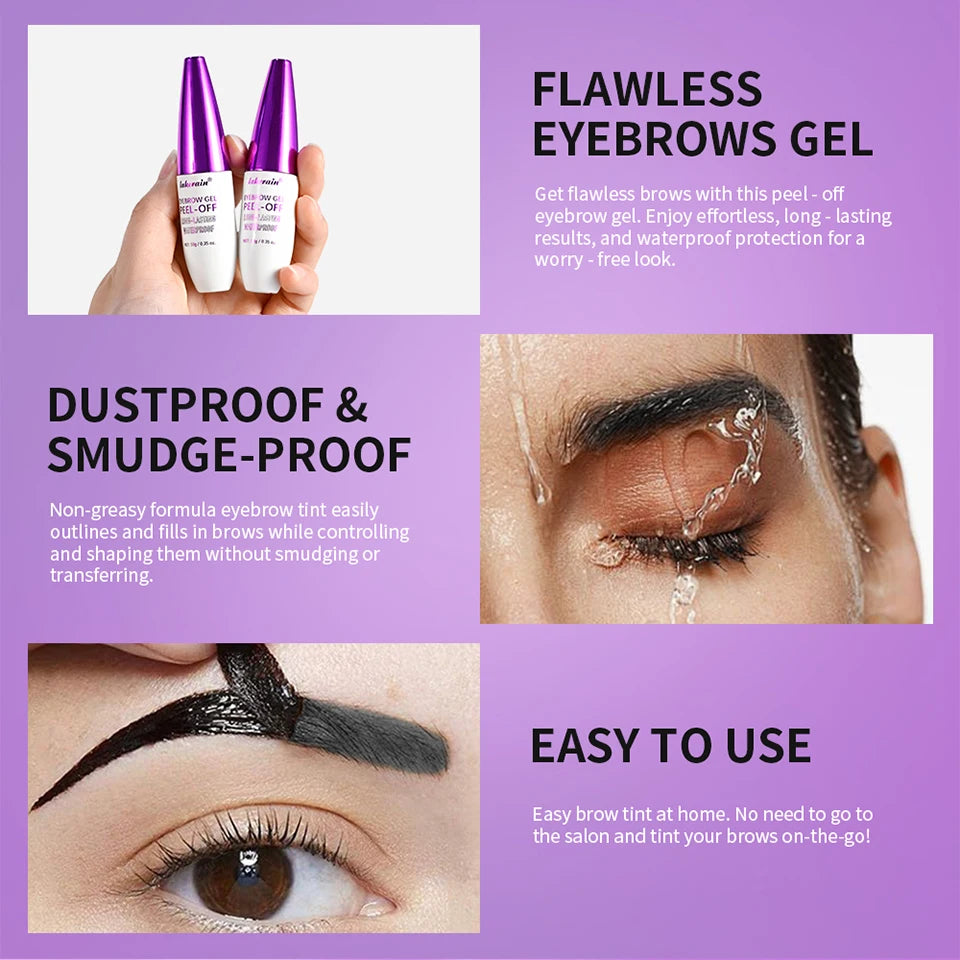Daily Makeup Eyebrow Gel Tint for Long Lasting Waterproof Tattoo Brows