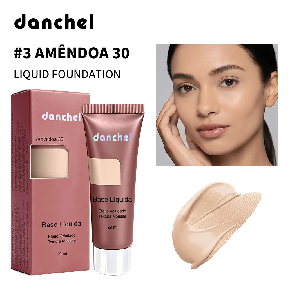 Daily Makeup Routine Liquid Foundation Long Lasting Velvet Matte Finish - 23