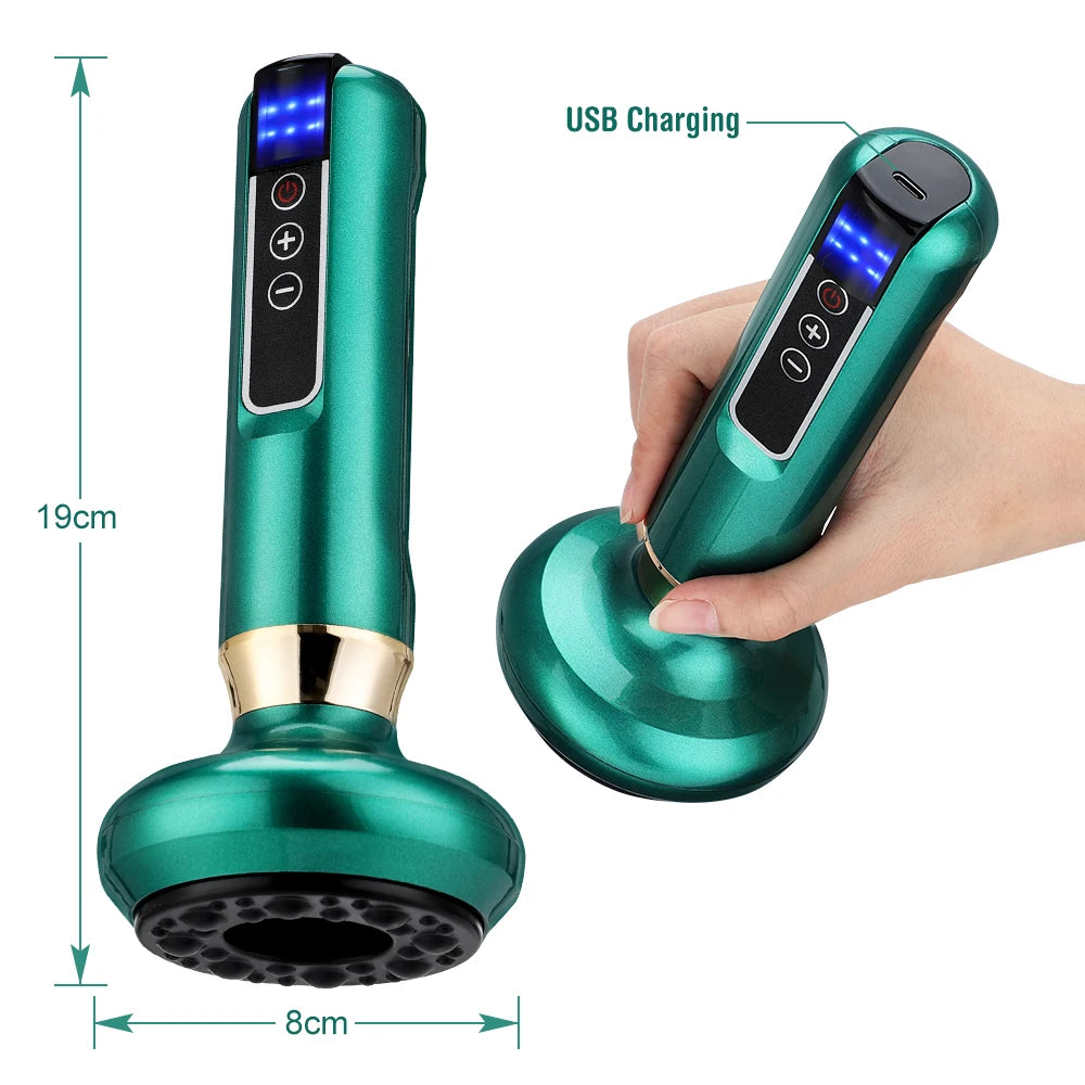 Home relaxation electric cupping massager for soothing body muscle ache