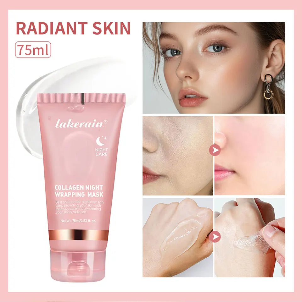 Overnight Skincare Collagen Night Wrapping Peel Off Face Mask