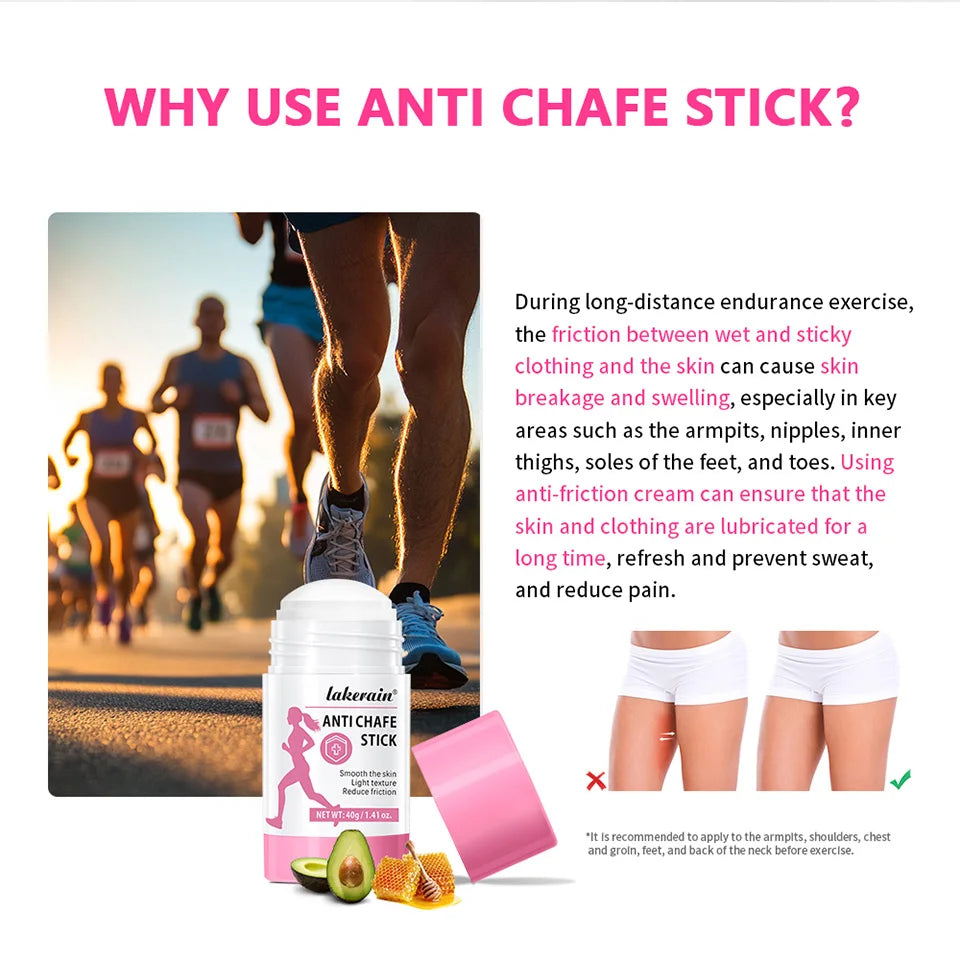 Running Anti-Chafing Stick Friction Reducing Skin Protection Balm - 8