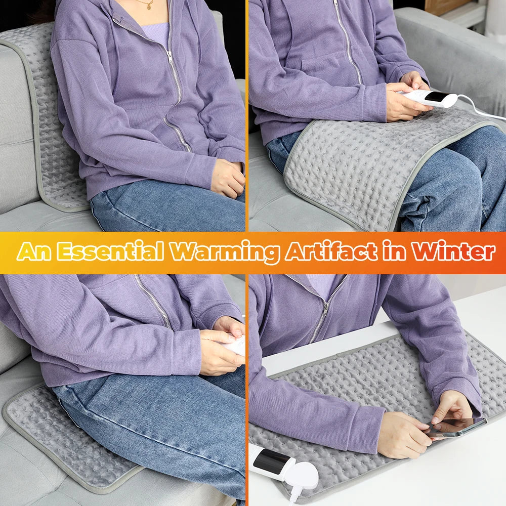 Bed Electric Heating Blanket Heated Mat for Cold Winter Warmth