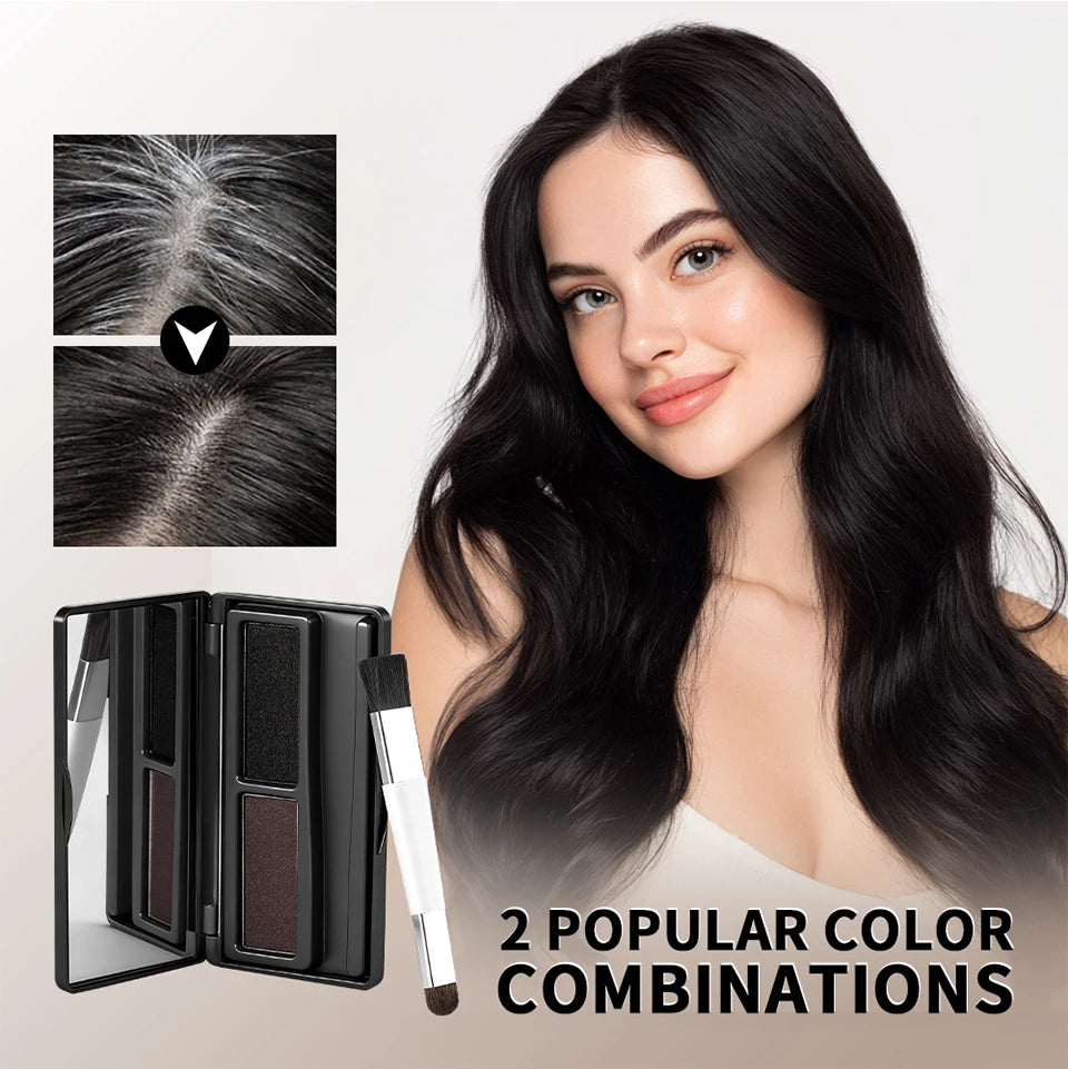 Daily styling hair line shadow powder for instant root touch ups