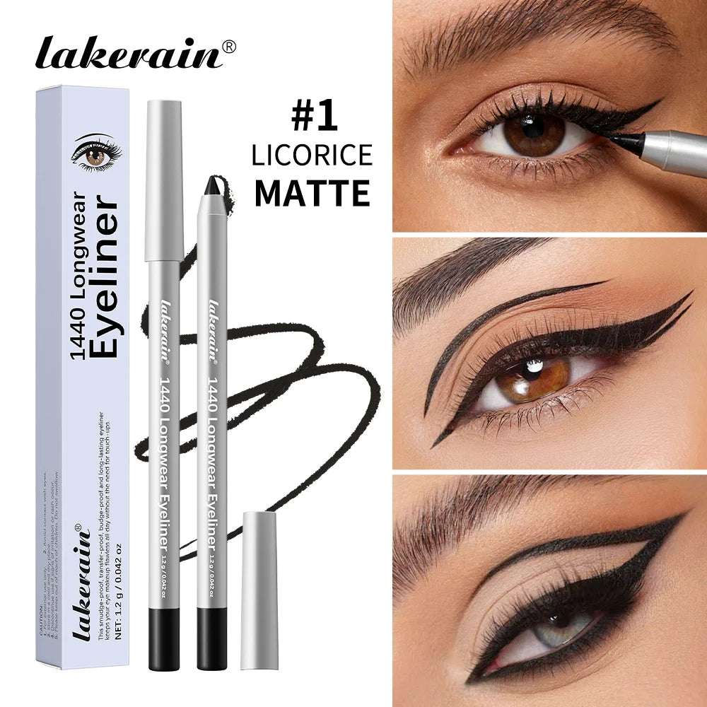 Daily Makeup Waterproof Eyeliner Pen Long-Lasting Smudge-Proof Formula - 1