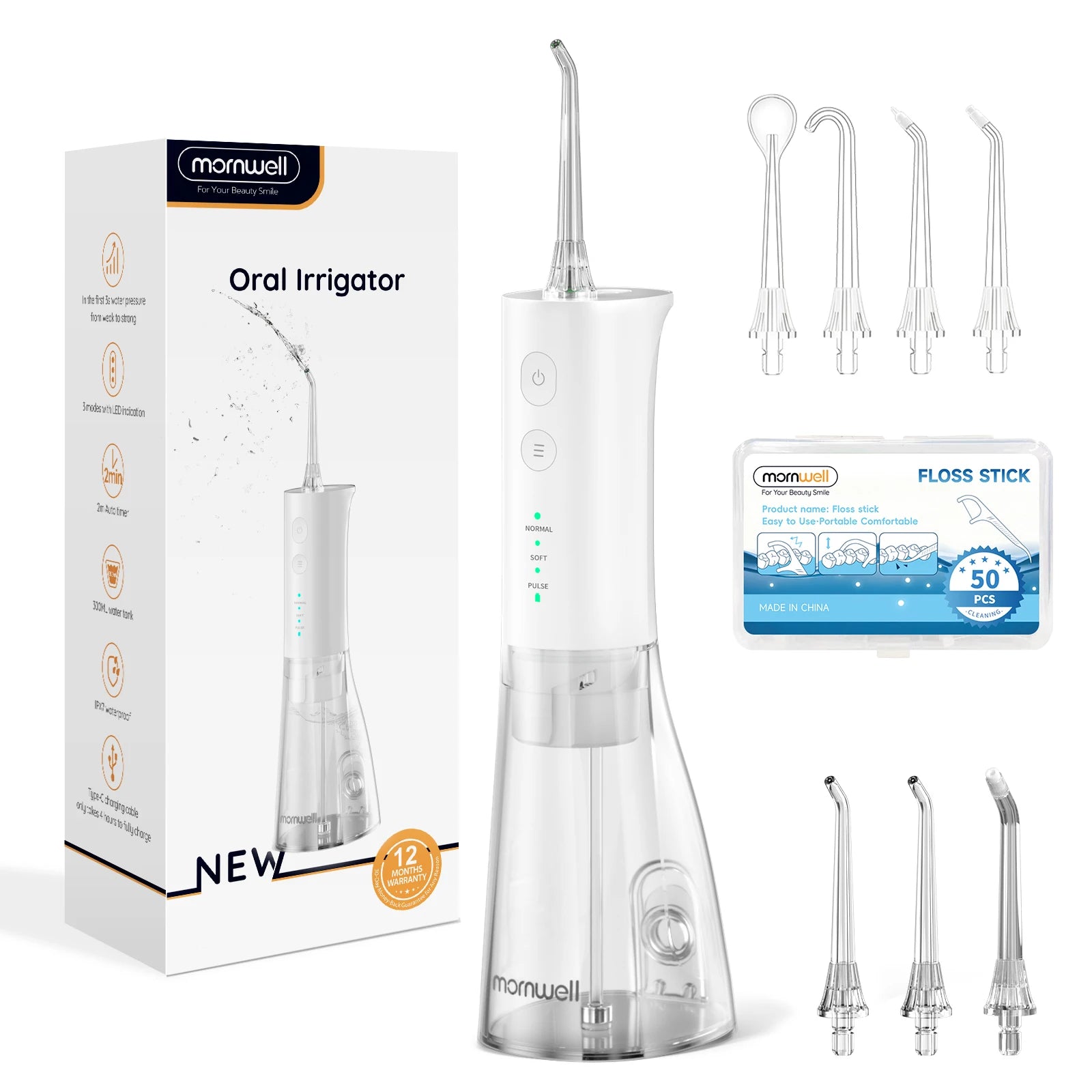 Bathroom Oral Care Portable Water Flosser For Deep Cleaning - 17