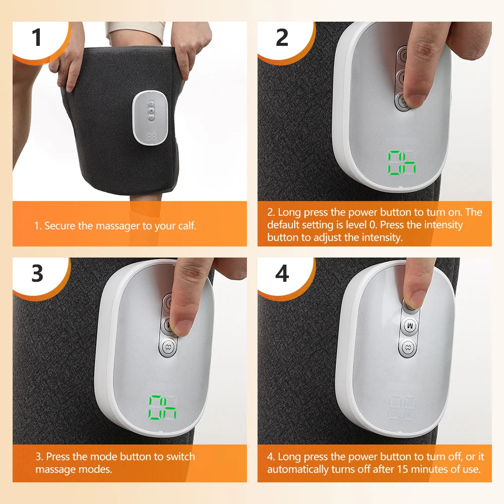 Relaxing at home wireless calf massager for sore leg relief - 16