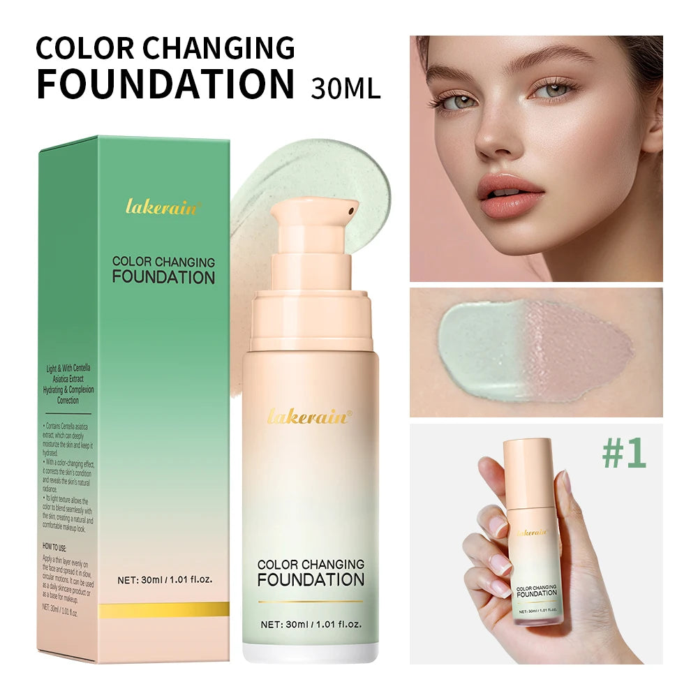 Daily Makeup Routine Color Changing Foundation For Flawless Skin Tone