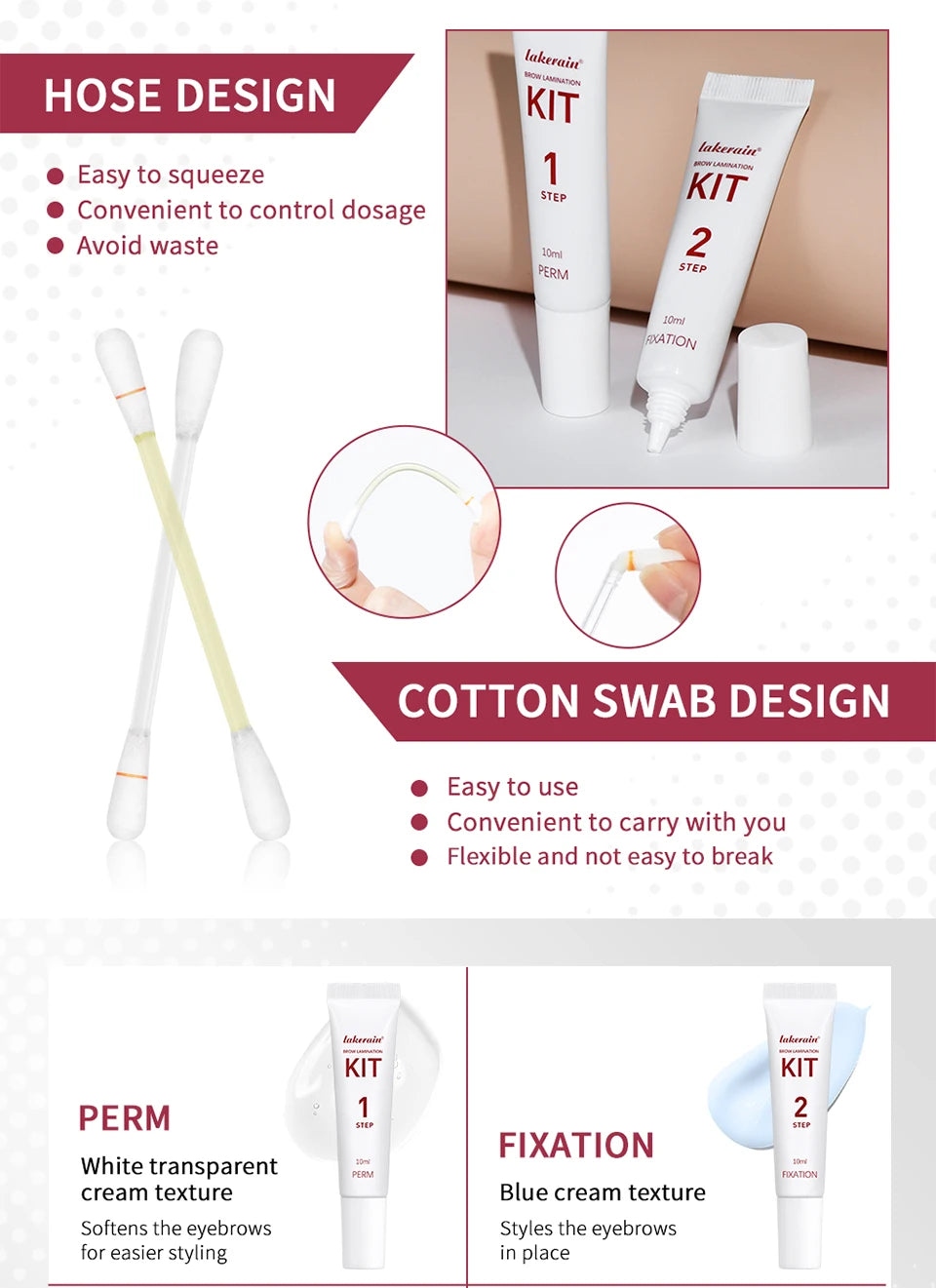 At Home Brow Lamination Kit Semi-Permanent Eyebrow Fixation Set