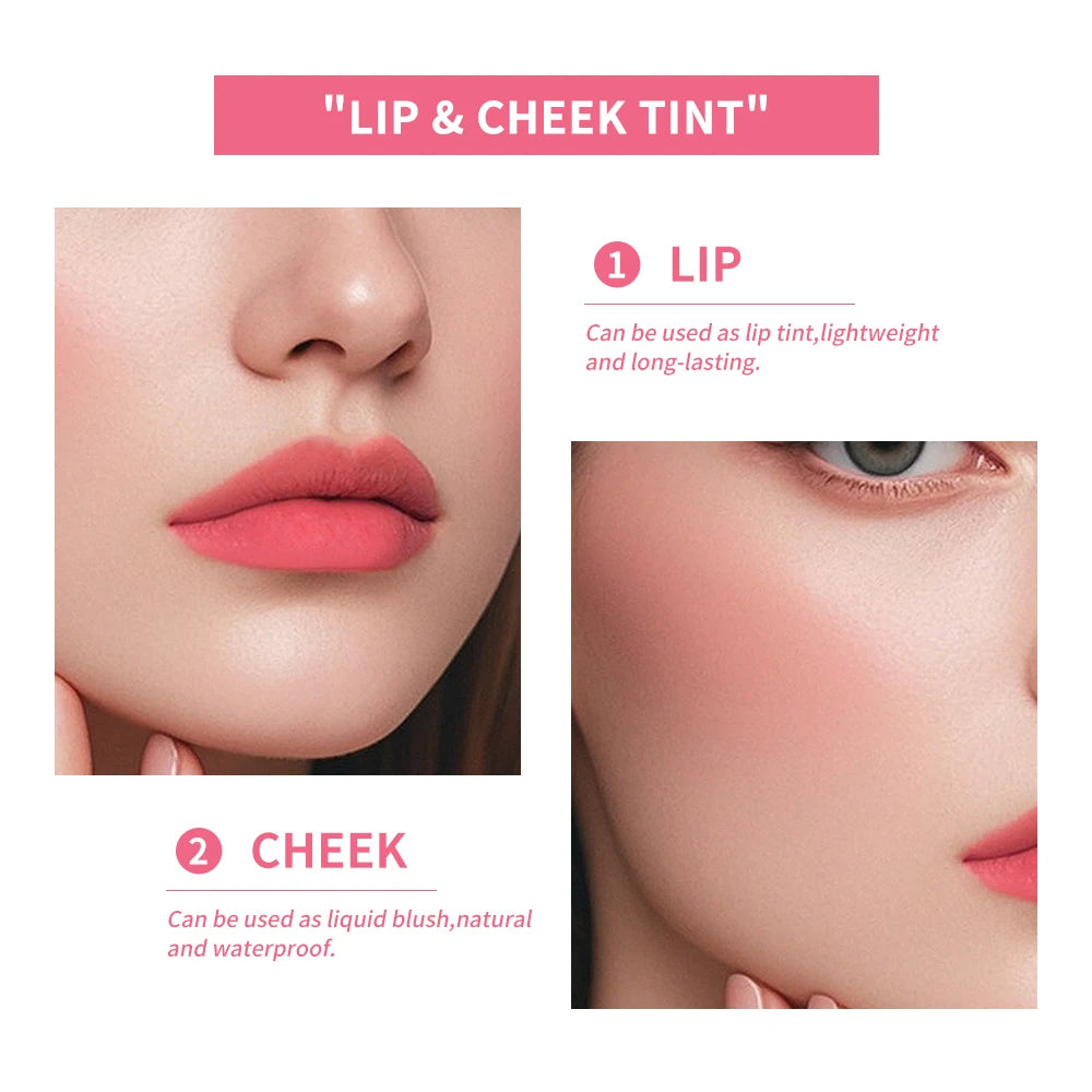 Daily Makeup Routine Lip Tint Stain For All-Day Wear And Hydration