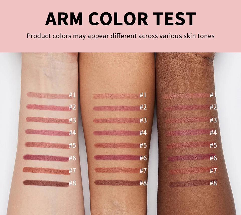 Daily Makeup Stain Lip Liner Pencil for Long Lasting Matte Definition