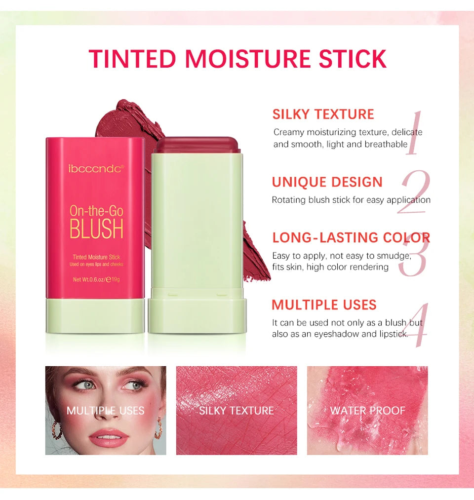 Daily Makeup Routine Cream Blusher Stick for Natural Glow and Moisture - 20