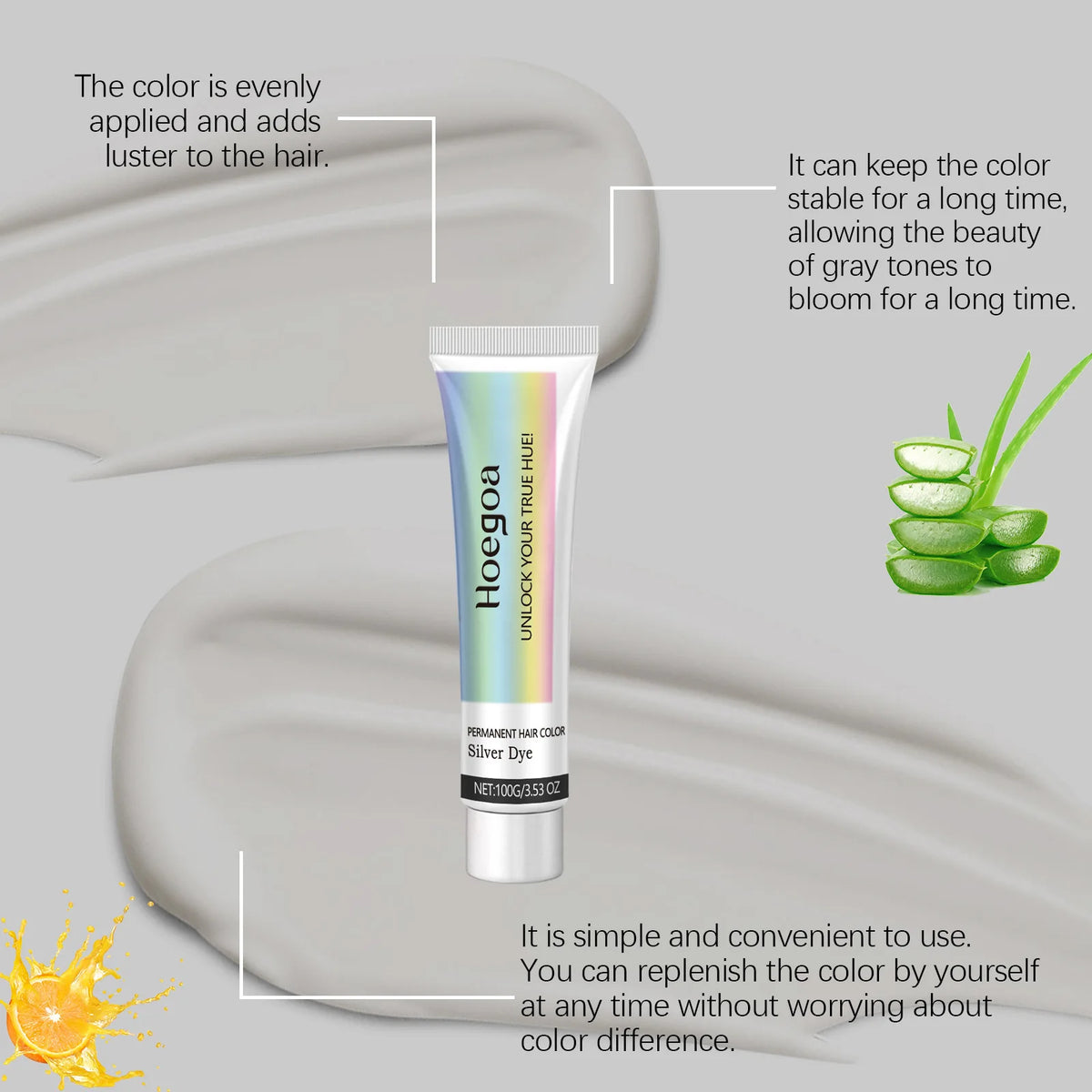 Bathroom Hair Coloring Gray Hair Dye Cream Cover White Hair Permanently
