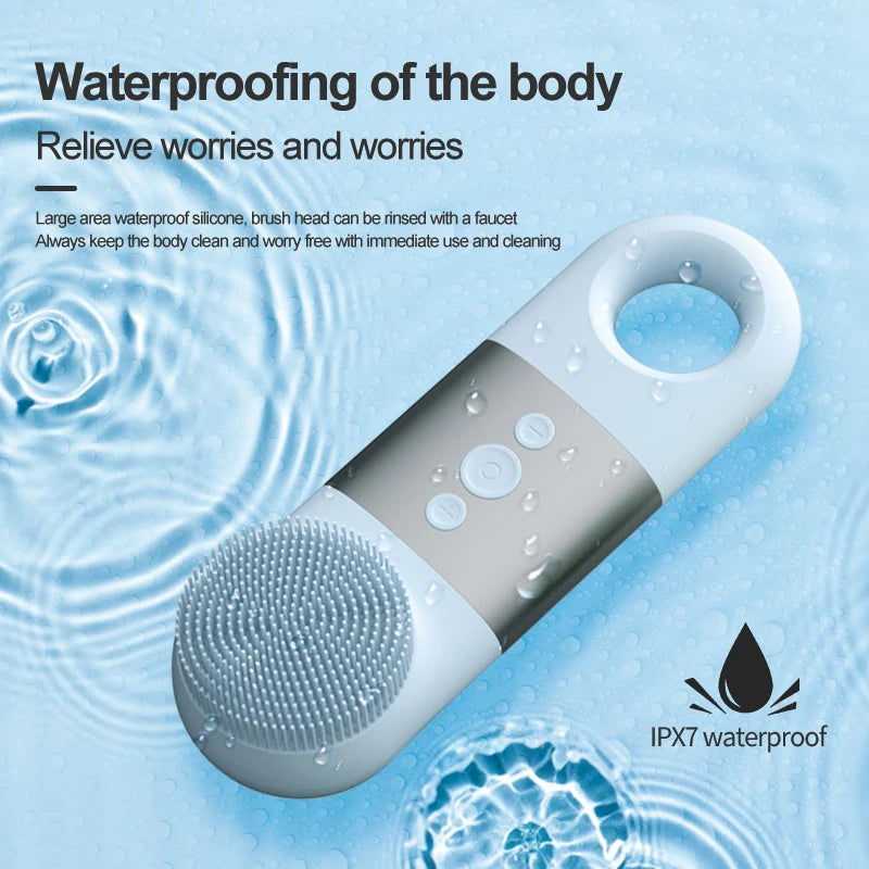 Daily Skincare Hot Cold Facial Cleansing Brush for Deep Cleaning - 5