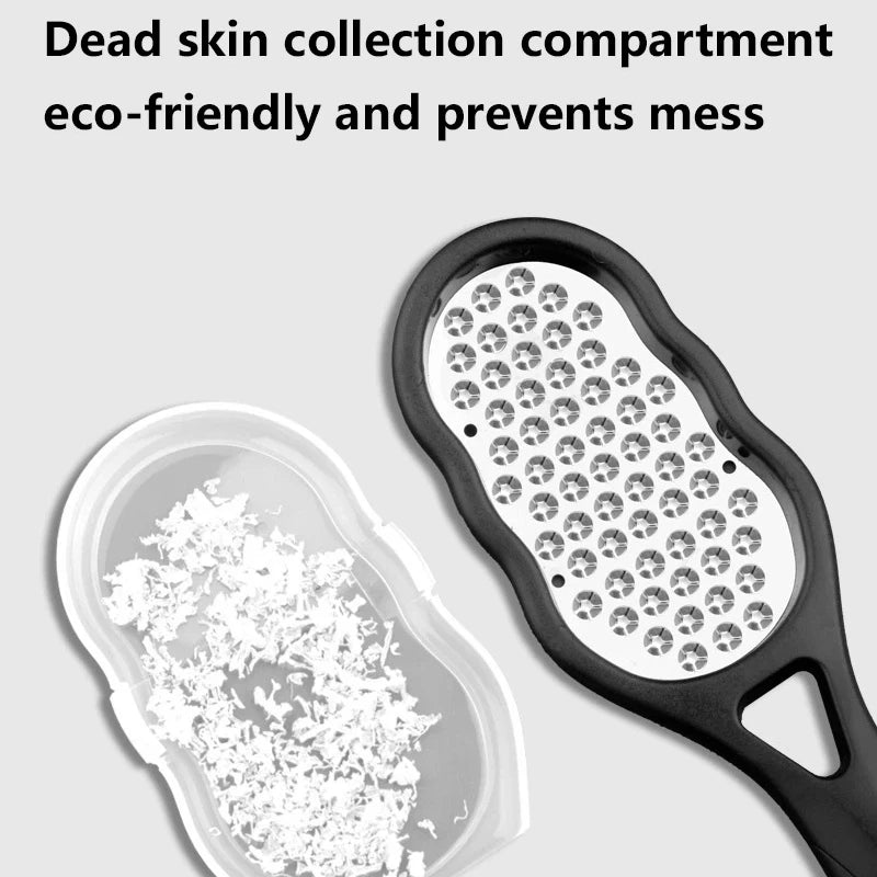 home pedicure care stainless steel foot file for cracked heels removal
