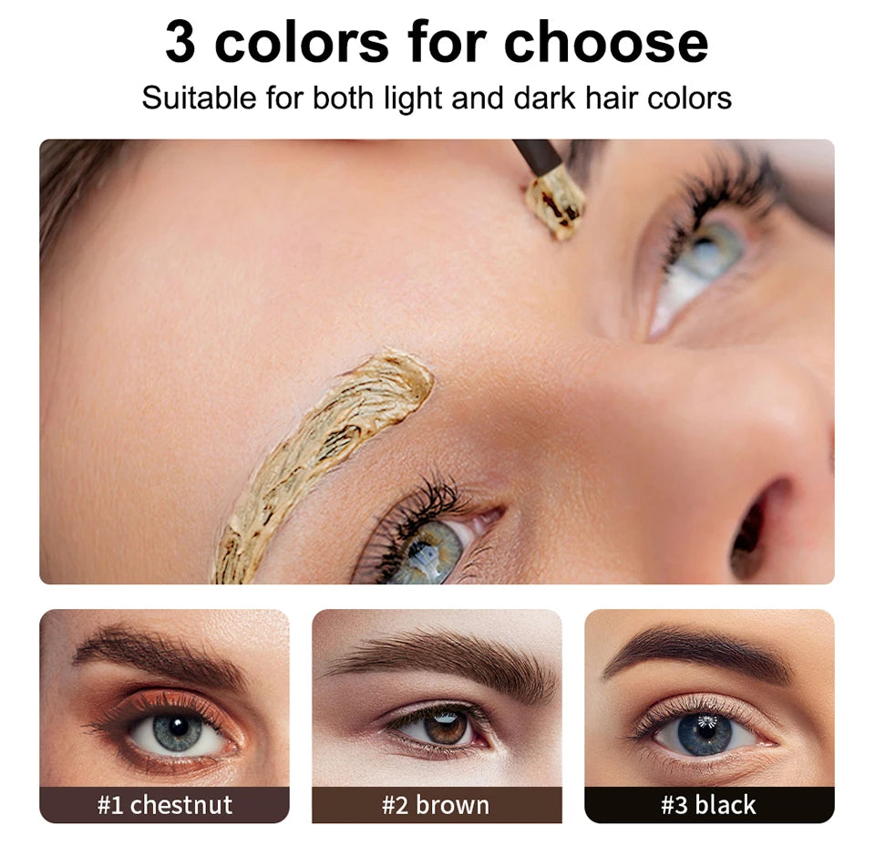 Daily Makeup Eyelash and Brow Tint Kit for Natural Looking Eyebrows