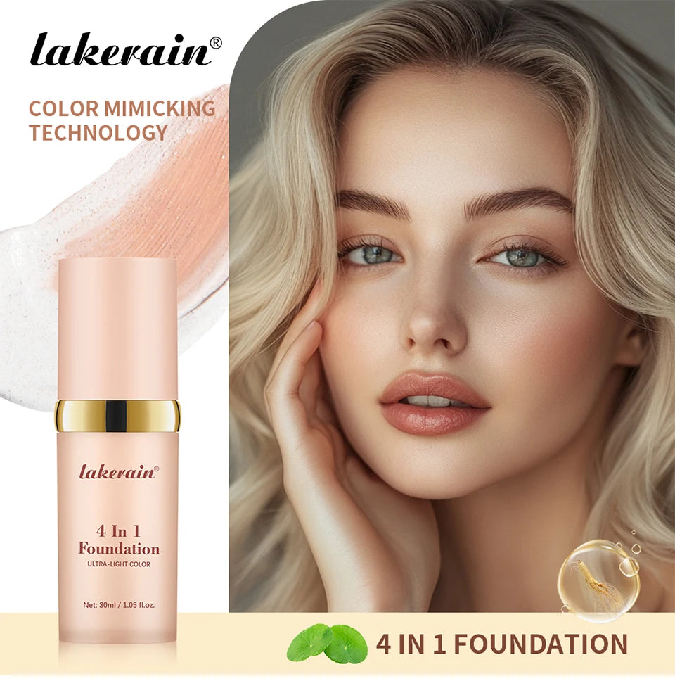Travel Color Changing Foundation with SPF 30 Sun Protection