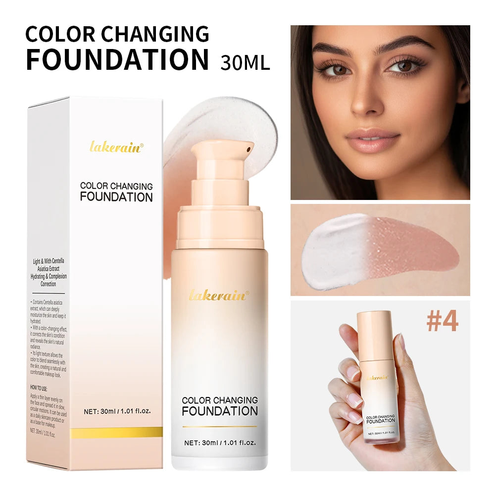 Daily Makeup Routine Color Changing Foundation for Flawless Coverage - 21