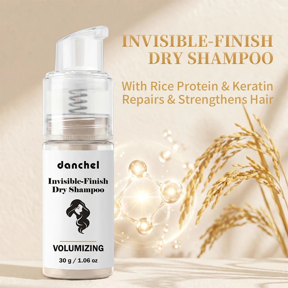 Travel Dry Shampoo Powder for Instant Oil Absorbing and Fresh Hair Volume - 10