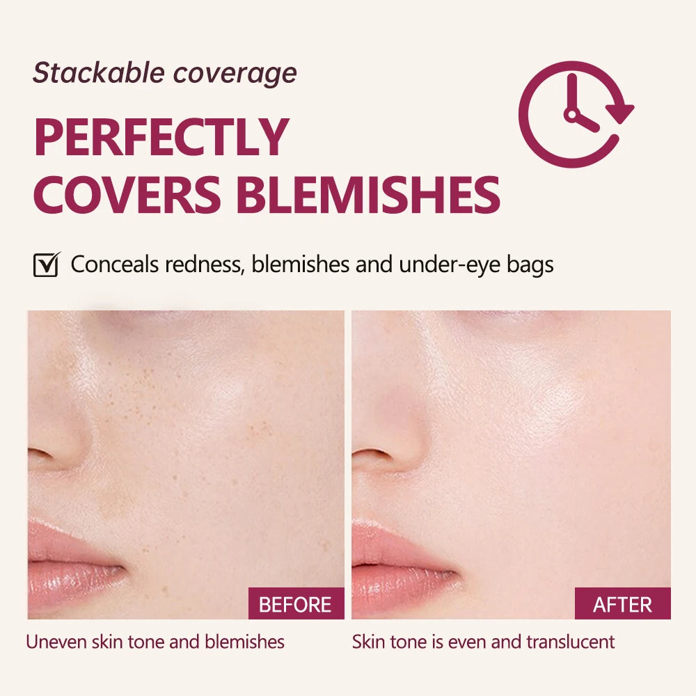 Daily Makeup Semi-matte CC Cream Cushion for Flawless All-Day Coverage