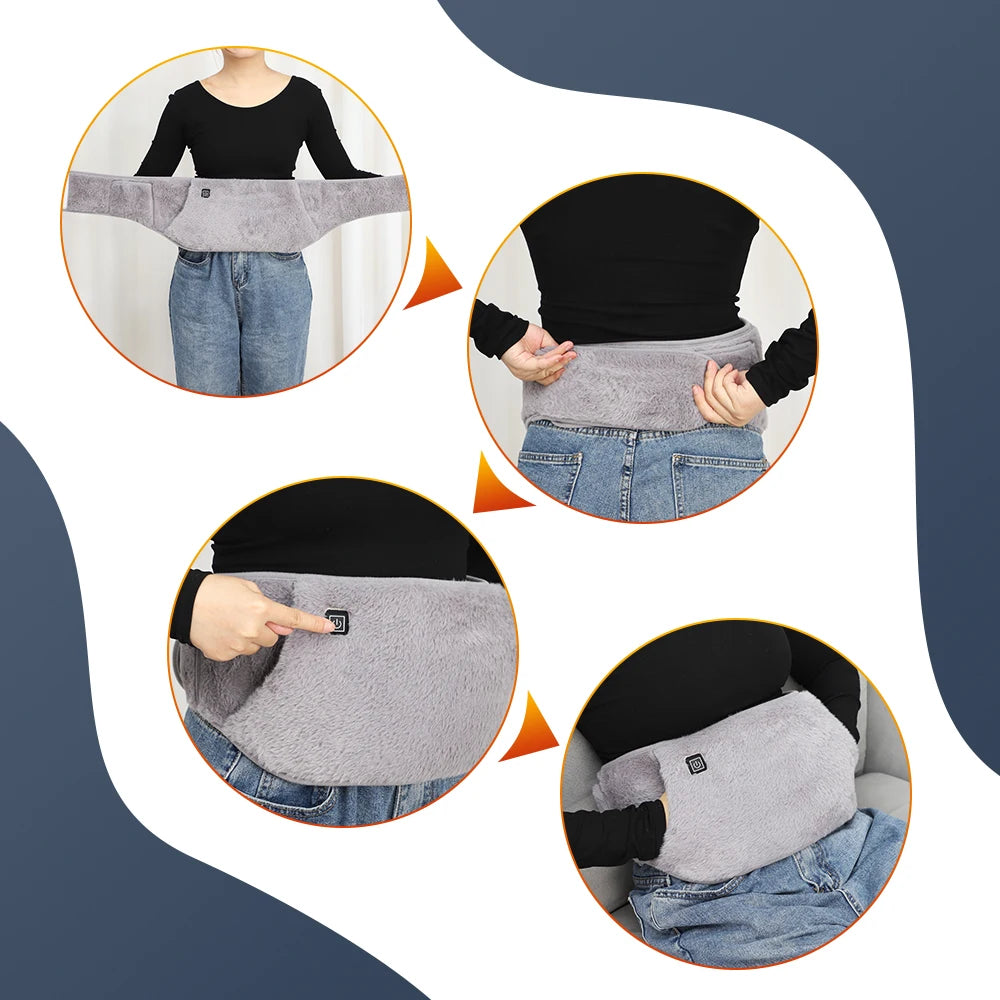 Winter Cold Relief Electric Heating Belt and Abdomen Hand Warmer - 14