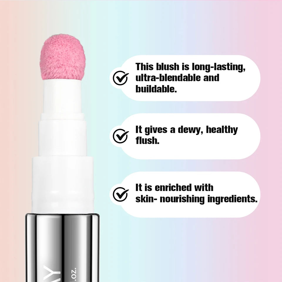 Daily Makeup Liquid Blush Stick for Natural Glow and Smooth Application - 10
